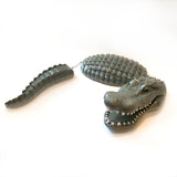 floating alligator decoy to keep fish safe