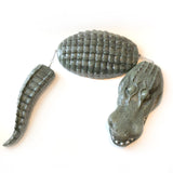 floating alligator decoy to keep fish safe